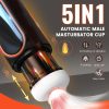 Automatic Male Masturbators Adult Sex Toys for Men with 10 Vibration Thrusting & 4 Suction for Penis Stimulation, 3D Realistic Vagina Pussy for Man Masturbation Stroker - Image 4