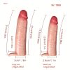 Optional Size Reusable Silicone Penis Sleeve, Super Soft Silicone Penis, Penis Extender, Stretchable Penis Ring Adult Sex Toys, Suitable for Men And Couples, Elastic Penis Ring Adult Sex Toys And Games - Image 6