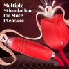 Dildo - Rose Dildo Vibrator - Upgraded Adult Toys with 10 Sucking & Vibrating Modes for Women Clitoral Nipple, Rose Sucker Sex Toy Clitorial G Spot Vibrators for Woman Couples Adult Sex Game - Image 12