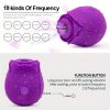Upgraded USB Rechargeable Rose Flower Suction Device - Vibrating Clitoral Stimulator for Sensitivity, 10 Frequency Patterns, Intimate Pleasure Toy for Couples - Image 7
