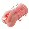Realistic Pocket Pussy Male Masturbators Virgin Vagina Sex Toys, Male Stroker with Realistic Textured Pocket Vagina Pussy & Tight Labia Ass, Realistic Tight Toy Sex Doll for Adult Men Masturbation Sex - Image 6
