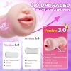 Licking Vibrating Oral Sex Deep Throat Blow Job Stroker For Men Orgasm, Male Masturbators With Tongue And Teeth, Realistic Men Masturbation Toy Male Stroker, Lifelike Male Masturbator Sex Toys For Men - Image 2