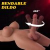 Goyha 19.18lb Shemale Sex Doll Torso Realistic Dildo Breasts and Anal Lifelike Transsexual Love Dolls Hugh Penis Silicone Breast Anal Testicles Unisex Masturbator for Men Women Gay Couple Adult Sex Toys Male Masturbation - Image 5