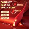1pcs AV Wand Vibrator Rechargeable Vibrator Wand for Female Pleasure Adult Products, Vibrator Bullet Vibrator, Female Products Adult Sex Toys Female Pleasure Wearable Vibrating Panties G-spot Sex Toys for Women Couple Female Masturbator - Image 4