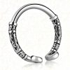 Stainless Steel Textured Penis Ring for Men, Ergonomic Glans Circle Ring, Comfortable Fit, Sensory Play, No Battery Required - Image 6