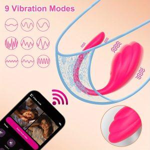 APP Wireless Control Vibrating Egg Vibrator, Vibrating Vaginal Massager, Adult Female Wearable Sex Toy, Rechargeable Battery