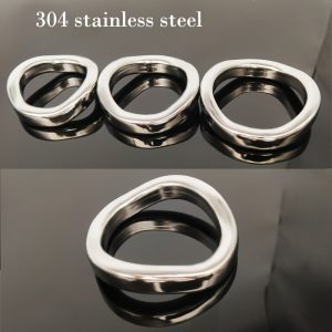 One Piece Of 304 Stainless Steel Material Multiple Sizes to Choose From Smooth Touch Wear Comfortable Lock Sperm Ring, Men's Special Ring Lock Sperm Toys Adult Special Couple Erotic Toys