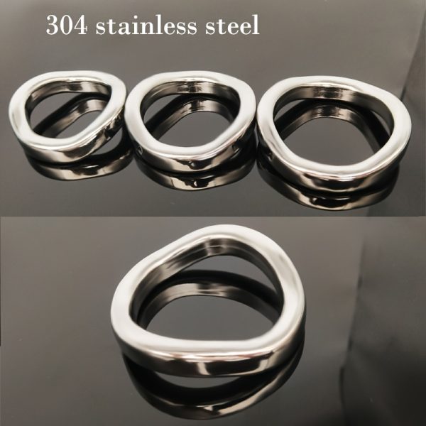 One Piece Of 304 Stainless Steel Material Multiple Sizes to Choose From Smooth Touch Wear Comfortable Lock Sperm Ring, Men's Special Ring Lock Sperm Toys Adult Special Couple Erotic Toys