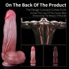 1pc 9.45 Inch Realistic Thrusting Dildo Vibrator Female Sex Toys, Liquid Silicone Anal Dildos For Vagina Nipple Stimulation With 3 Thrusting & 10 Vibrating & Heating Modes, Lifelike Penis G Spot Vibrator Adult Sex Toy For Men Women Couples - Image 7