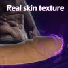 Ultra-Quiet USB Rechargeable Silicone Dildo Vibrator for Women - Realistic Penis Design with 10 Frequency Vibration & 360° Rotation, Clitoral Stimulation Adult Toy - Image 2