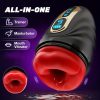 Male Sex Toys For Men Vibrator - Male Masturbator Trainer, Mouth-Wrapped Penis Vibrator Adult Toys With Heating Rod, LCD, Pocket Pussy Stroker Adult Sex Toy & Games - Image 2