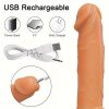 1pc Vibrating Penis Sleeve Penis Cap Electric Vibration Simulates Male Wearing Dildo Extended Delay Skin Covering Increase Length Increase Size Sheath Color 10 Vibration Frequency - Image 9