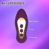 Clitoris G-Spot Vibrator Dildo for Her, 3-in-1 Tongue Licking Sucking Vibrators with 10 Vibration & 5 Flapping Pulsation & 5 Licking Suction Modes, Clitoral Nipples Massager Anal Butt Plug Vagina G Spot Stimulators Adults Sex Toys for Women Couples - Image 10