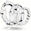 PATTNIUM 12pcs Silicone Cock Ring for Man, Penis Ring Ring Medical Grade Soft Silicone Penis Rings Sex Toy - Image 2