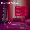 Vibrating Anal Beads For Couples - Remote Control Prostate Massager With Cock Ring & Strap-On Anal Dildo, 9 Vibration Modes, APP Controlled Sex Toy For Men - Image 8
