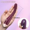 1pc Rechargeable Rabbit Dildo Vibrator with Heating, 10 Vibration Modes, G-Spot & Clitoral Stimulator, Silicone Soft Massager for Women, Deep Penetration, Anal Butt Plug, DC Power Supply, ≤36V, 300mAh Battery - Image 4