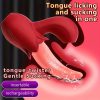 2 in 1 Lick Suck Vibrators - 1pc Clitoris Stimulator and G Spot Massager - Vagina Sucking Female Pleasure Sex Toys - Image 5