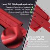 BDSM Bondage Restraints Sex Toys Adjustable Soft Leather Handcuffs Ankle Cuffs Adult Toy, Furniture Restraint Kit for Men Women Couples SM Game Play Red - Image 5