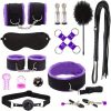 Sex BDSM Bondage Kit for Couples Sex Bed Straps Restraints Set with Fetish Comfy Ankle amp; Wrist Cuffs Blindfold Tickler for Adults Sm Sex Play Games Toys Kit 28pcs - Image 3