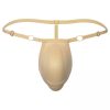 [Sexy Low Rise Adjustable Panties] Men'S 3D Realistic Sponge Cup Panties Bigger Shape Sexy Low Rise Adjustable Thong Plus Size - Image 6