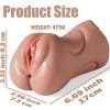1pc Male Vagina Ass Oral Sex 3 In 1 Male Masturbator - Adult Sex Toys, Male Sex Dolls 3D Realistic Vagina Portable Flesh Sex Dolls Pocket Pussy Adult Toys Oral Sex Male Stroker Vagina Oral Sex Male Masturbator - Image 6