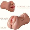 1pc Male Vagina Ass Oral Sex 3 In 1 Male Masturbator - Adult Sex Toys, Male Sex Dolls 3D Realistic Vagina Portable Flesh Sex Dolls Pocket Pussy Adult Toys Oral Sex Male Stroker Vagina Oral Sex Male Masturbator - Image 2