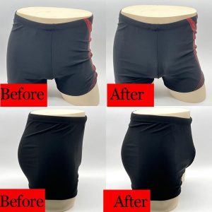 [Sexy Low Rise Adjustable Panties] Men'S 3D Realistic Sponge Cup Panties Bigger Shape Sexy Low Rise Adjustable Thong Plus Size