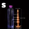 Anal Beads with Removable Foxtail Extra Long Fox Tail Anal Butt Plug Sex Toy Liquid Silicone Anal Plugs Anal Stimulator for Men Women Couples Cosplay Anal Trainer Erotic SM Sex Games - Image 5