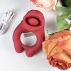 Vibrating Cock Ring for Couples Sex Toys, Tongue Licking Vibrator for Couple Pleasure, 3 Motors with 10 Vibrations, Vibrator for Men Women Play - Image 7