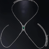 Unleash Your Inner Vixen with Our Silver Naughty Body Harness Chain - Perfect for a Daring and Glamorous Look - Image 2