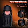 Male Sex Toys for Men - Male Masturbator Penis Training Vibrator, 10 Tongue-Licking & Tapping & Vibrating Sex Toy Male Stroker Trainer, Mens Sex Machine Masturbators Adult Sex Toys & Game - Image 5