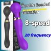 High Frequency Dual Head Vibrator, Vibrator Wand, Sex Toys, Wand Massager, Dildo Vibrator, Adult Toys for Women, Adult Toys, Female Vibrator, Sex Toys Women Dildo 8-Speed 20 Frequency Vibration 360 Degree Rotatable - Image 5