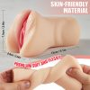 Male Masturbator Adult Sex Toys, 3D Textured with Sexy Mouth Realistic Vagina Tight Anus, Mens Stroker Sex Doll for Man Masturbation - Image 5