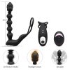 Butt Plug - 2 in 1 Vibrating and Heating Anal Beads, Silicone Butt Plug with 10 Vibration Modes, Progressive Design Anal Vibrator Prostate Massager Adult Sex Toy for Men, Women and Couples, Masturbators for Men and Women Anal Plug Prostate Massager, Rechargeable Vibrator Toy with Cock Ring and Anal Beads - Image 4