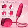 Rose Sex Toy Dildo Vibrator: 3-in-1 Rose Sex Stimulator for Women with 10 Sucking & Thrusting Dildo G-Spot Vibrators - Adult Sex Toys for Couples - Image 7