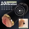 1.77 Lbs Multi-vibration Male Masturbator, with 10 Vibration Modes Pocket Pussy, Bringing Unprecedented Sensory Stimulation, TPE Material Realistic Male Caresser, Suitable for Male Sex Toys, Adult Toys - Image 2
