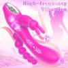 Dildo - G-Spot Rabbit Anal Dildo Vibrator, 3 In 1 Adult Sex Toys With 7 Vibrating Modes For Women, Rechargeable Clitoris Vagina Stimulator Massager Sex Things For Solo Or Couples - Image 7