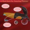 Vibrating Cock Ring Penis Sleeve With Rabbit Clitoral Stimulator, Penis Ring Vibrator Couples Adult Sex Toys For Men Women, Male Female Couple Sex Toy With G Spot Clitoris Vibrator - Image 5