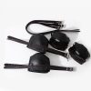 Unleash Your Wild Side with our Black Leather Belt Bondage Set - One Size Fits All - Image 5