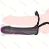Anal Couples Male Adult Sex Toys - Strap On Anal Dildo With Vibrating Cock Ring, Vibrating Anal Butt Plug Penis Sleeve Vibrator Sex Toy 10 Vibrations, Double Dildo For Men Couple Women Pleasures - Image 3