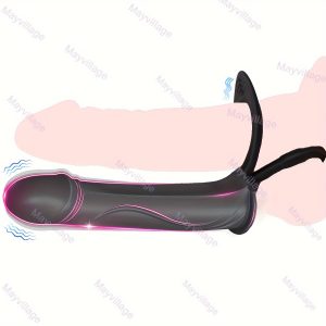 Anal Couples Male Adult Sex Toys - Strap On Anal Dildo With Vibrating Cock Ring, Vibrating Anal Butt Plug Penis Sleeve Vibrator Sex Toy 10 Vibrations, Double Dildo For Men Couple Women Pleasures