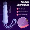 AV Vibrator, Bullet Vibrator Sex Toy, Suitable for Female Entertainment, Masturbation, Small Thrust Bullet Vibrator, with Anal Bead Shape, Anti Slip, Rechargeable, Suitable for Public Entertainment, Essential for Romantic Relationships - Image 2