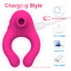 Male Locking Sperm Ring Couple Teasing Flirting Multi-frequency Vibration Male And Female Shared G-spot Sucking Massage Masturbator -Ultimate Flirting Enjoyment - Image 8