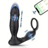 Thrusting Anal Vibrator Prostate Massager with Cock Ring, App Remote Control Anal Plug with 9 Thrusting & Vibrating Modes, Dildo Butt Plug Sex Toys for Men and Couple Pleasure - Image 6