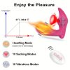 Wireless Remote Control Nipple Sucking Vibrator For Women G Spot Clit Sucker Clitoris Stimulator Wearable Vaginal Dildo Sex Toys Goods For Adults Couple, 10M Wireless Control, 10 Sucking Modes, 10 Vibration Modes, Magnetic Suction Charging - Image 6