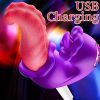 Vibrator Adult Sex Toys for Women - 4in 1 Tongue Thrusting Vibrators Dildo Rose Sex Toys with 10 Licking Clitoral & 10 Vibration Mode, G Spot Clit Stimulator Pleasure Tools for Female Couples Games - Image 8