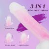 1pc Thrusting Vibrator Dildo, Designed For Women, Realistic Dildo For G-spot Anal Stimulation, Remote Control Dildo, With Telescopic And Vibration Modes, Silicone Adult Sex Toy, Suitable For Both Women And Men - Image 2
