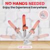 3D Realistic Dildo G-Spot Vibrator with 3 Thrusting 10 Vibrating Modes & HandsFree Suction Cup Base Sex Machine, Automatic Heating Dildo Clitoral Vagina Stimulator, Remote Control Anal Butt Plug Prostate Massager Adults Sex Toys for Women Men Couples - Image 7