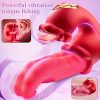 Vibrator Adult Sex Toys for Women - 4in 1 Tongue Thrusting Vibrators Dildo Rose Sex Toys with 10 Licking Clitoral & 10 Vibration Mode, G Spot Clit Stimulator Pleasure Tools for Female Couples Games - Image 10