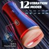 Vibrating Male Masturbator Sex Toys 7.5 Depth Squeezable App Control Male Vibrator Stroker with 12 Vibrations Plump Fleshy Realistic Pocket Pussy Vagina Blowjob Adult Sex Toys for Men Masturbating - Image 2